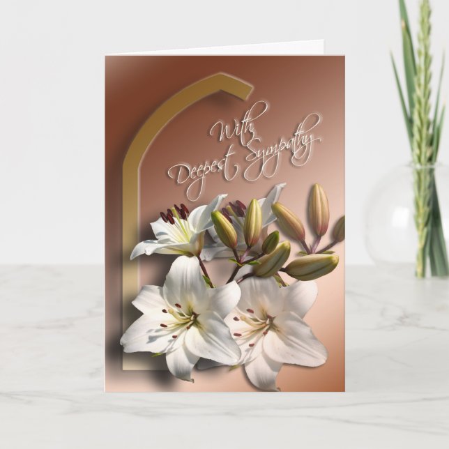 Med det djupaste sympatikortet kort (Framsida)