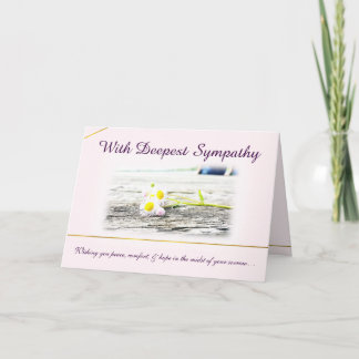 Med det djupaste sympatikortet kort