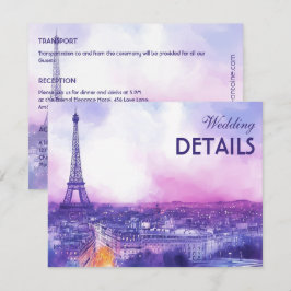 Med DETALJER Amour Éternel à la Parisienne Tilläggskort