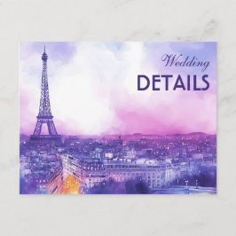 Med DETALJER Amour Éternel à la Parisienne Tilläggskort