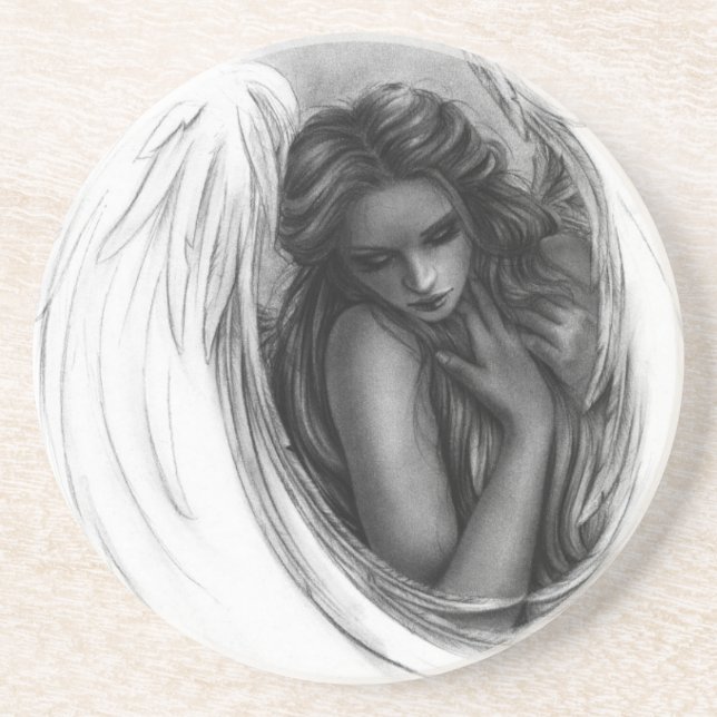 Med dig nu ängelkustfartyg underlägg sandsten (Framsidan)