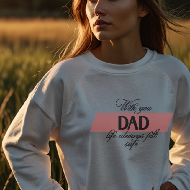 Med dig Pappa | Kvinnors Långärmad T-Shirt (Skapare uppladdad)