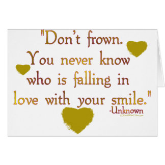 MED DIN SMIL HÄLSNINGSKORT