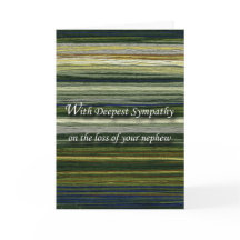 Med djup sympati, förlust av Nephew, trådar