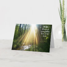 Med djup sympati - Grönt Skog och solstrålning