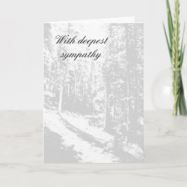 Med djup sympati kort