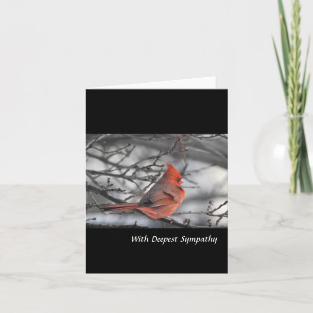 Med djup sympati kort (Framsida)