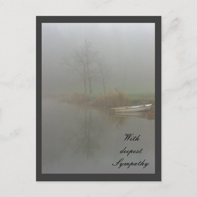 Med djup sympati vykort (Framsida)