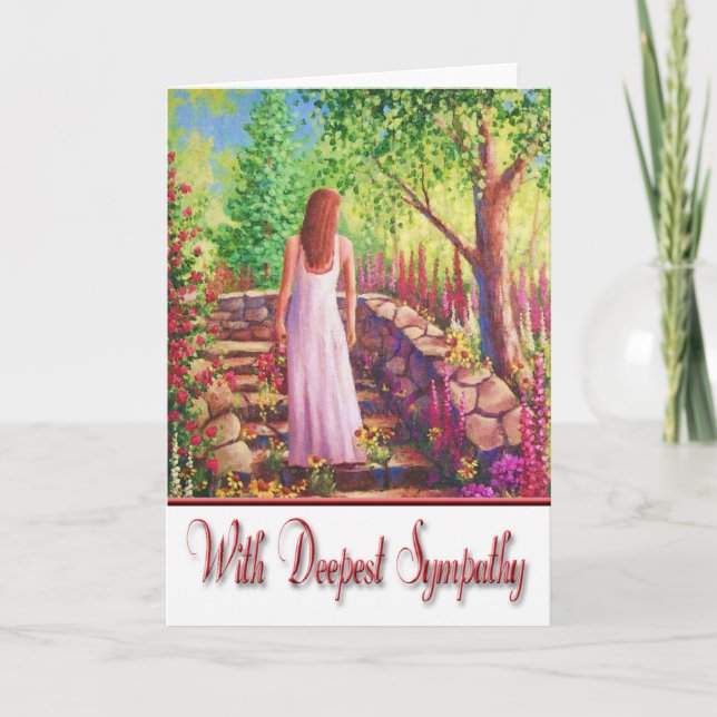 MED DJUPT SYMPATI KORT (Framsida)