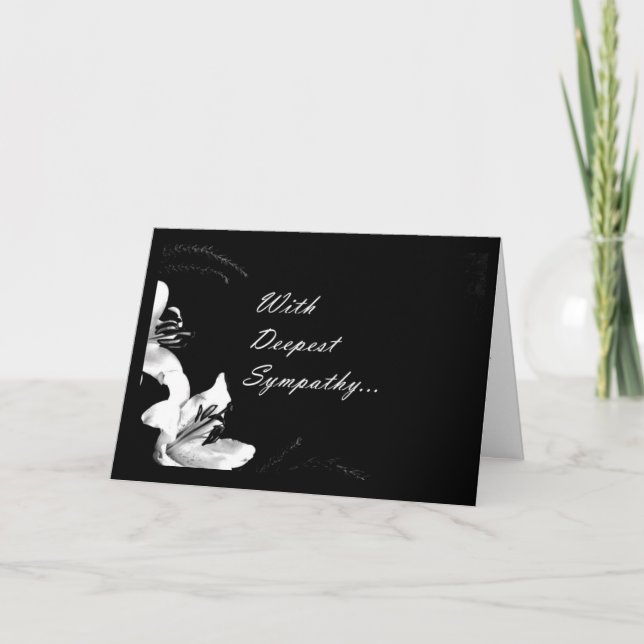 **MED DJUPT SYMPATI ** KORT (Framsida)