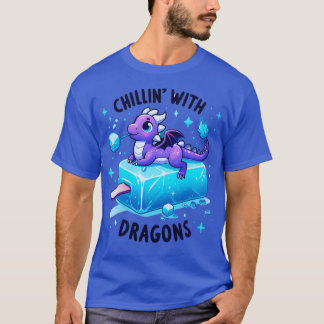 med Dragons Dragon ICE Birthday-dekorationer för t T Shirt