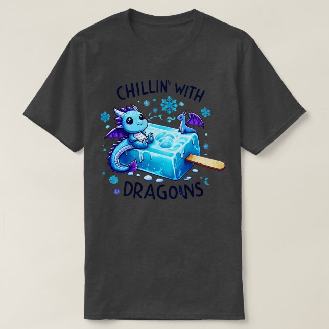 med Dragons Dragons Dragons Dragons Dragons Drax I T Shirt (Design framsida)