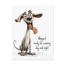 Med egen text, 🐶galen 🤪 whippet