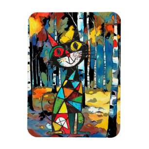 Med en Abstrakt Kinda Day Magnet
