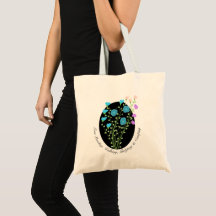 Med en Artsy-Blommigt