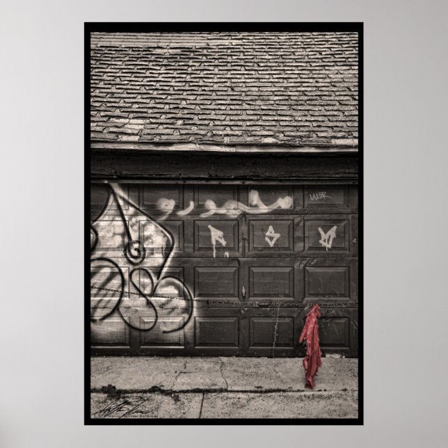 Med en bakdörrstråd... poster (Framsidan)