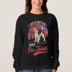 Med en foxterrier t shirt