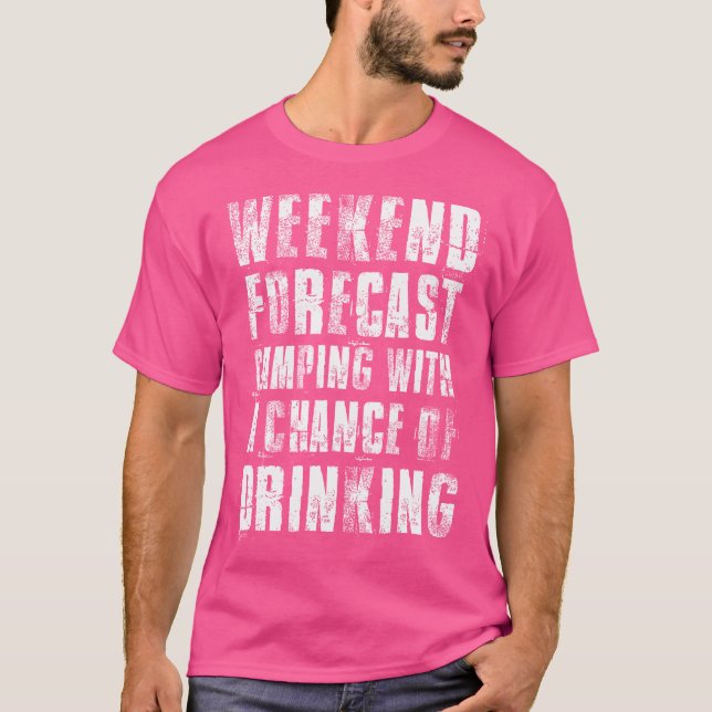 med en möjlighet att dricka t shirt (Framsida)