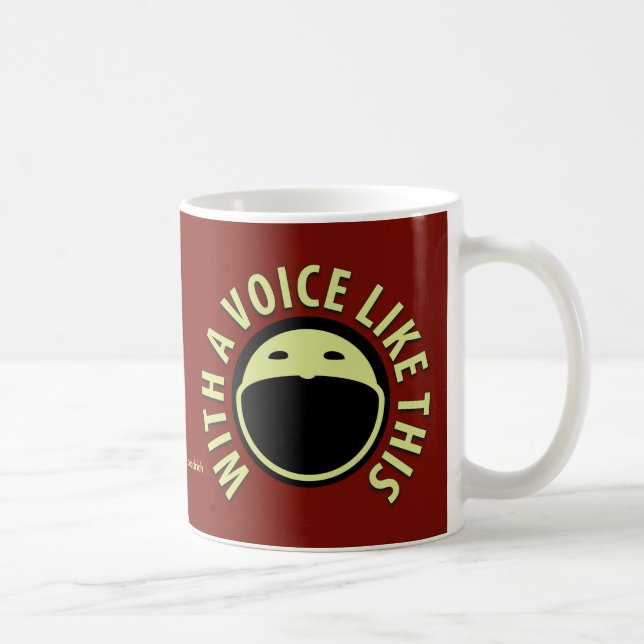 Med en uttryckanågot liknande denna kaffemugg (Höger)