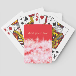 Med enkla rosa-gnistror lägger du till casinokort