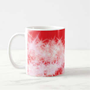 Med enkla rosa-gnistror lägger du till kaffemugg