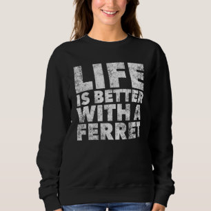 Med ett ferrett, ferrett, föräldradjur t shirt