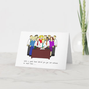 Med ett Underbart team kan du uppnå mer. Kort