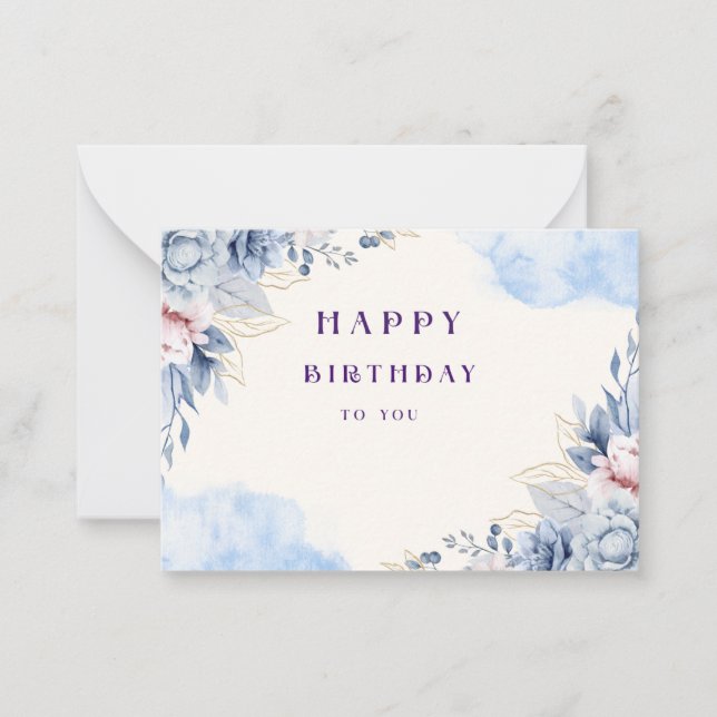 Med ett varmt tack anteckningskort (Framsida)