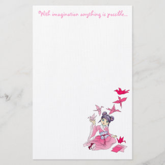 Med fantasi är något possien… brevpapper