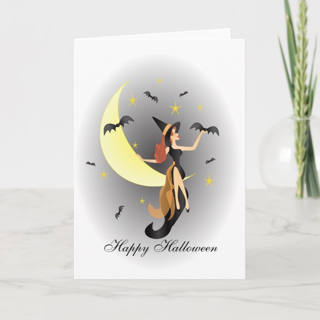 Med fladdermöss kort (Framsida)