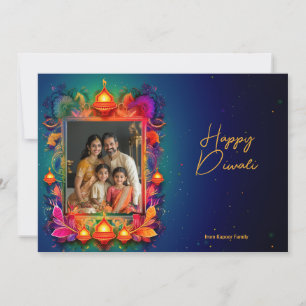 Med foto, anpassningsbar text Radiant Diwali Önske