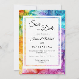 Med foto Etheral Bloom Spara Datumet