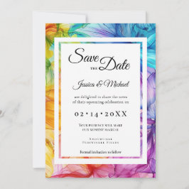 Med foto Etheral Bloom Spara Datumet