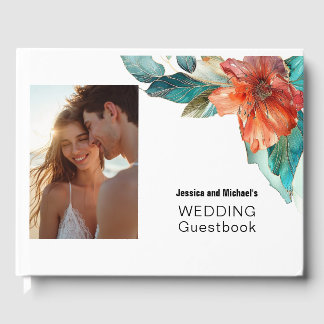 Med fotobedövning av Hibiscus Sergranat Paradise Gästböcker