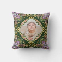 Med fotolött och lavender Azulejos Throw Pill