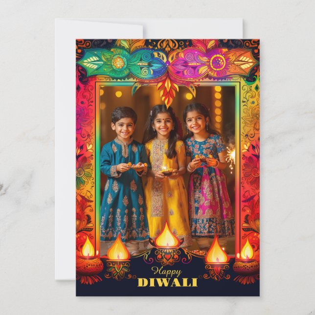 Med fotot Rainbow Diwali Splendor (Framsida)