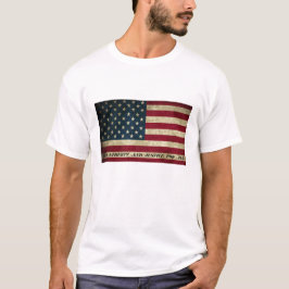 Med frihet och rättvisa för alla amerikanska Flagg T Shirt
