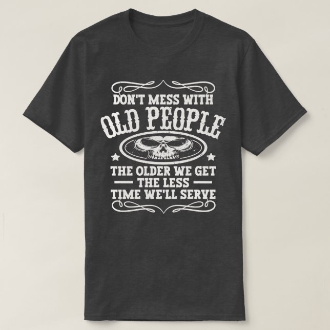  med gamla t shirt (Design framsida)
