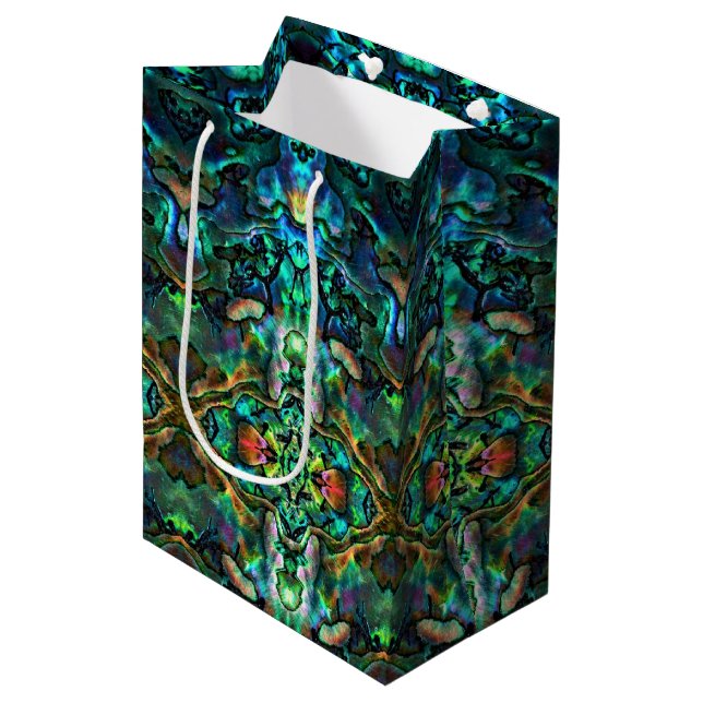 Med Gift Bag Abalone (Framsidan Vinklad)
