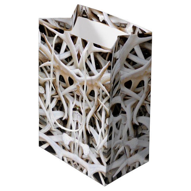 Med Gift Bag Elk Antlers (Framsidan Vinklad)
