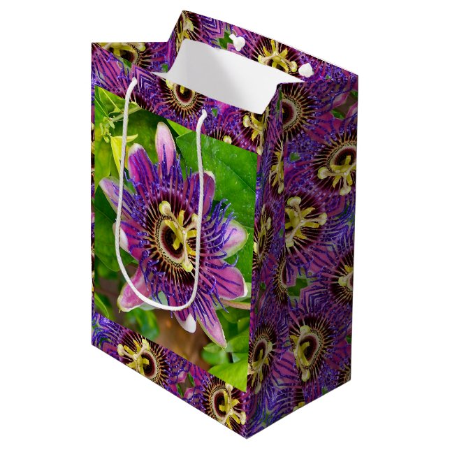 Med Gift Bag Passionvine Flower (Framsidan Vinklad)