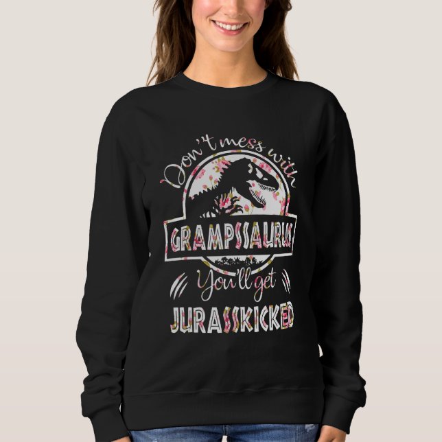  med Grampssaurus Du får Jurasskick. T Shirt (Framsida)