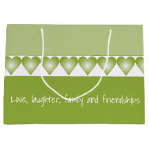 Med Grönt Heart Mönster