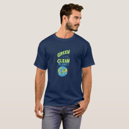 Med Grönt: Torka med natur" T Shirt