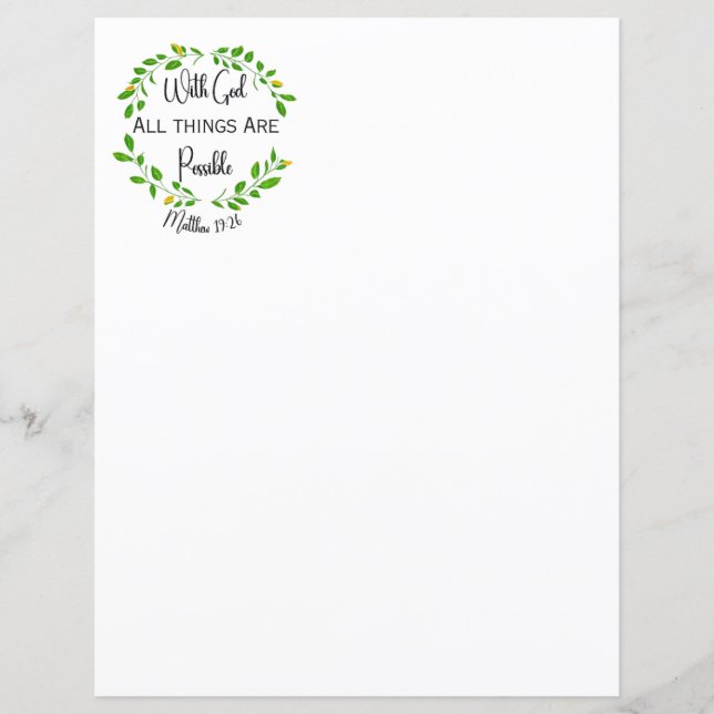 Med Gud all Sak är det möjligt (Framsida)