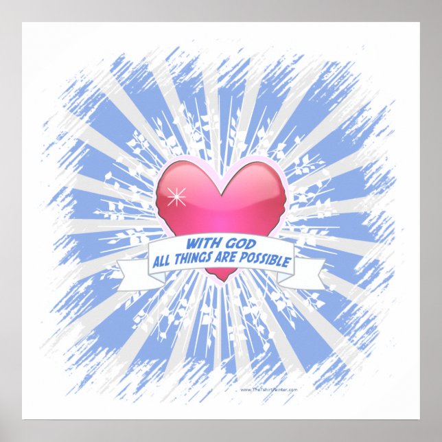 Med Gud all Sak är det möjligt Poster (Framsidan)