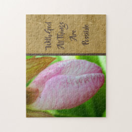 Med Gud all Sak möjlig inspiration Pussel