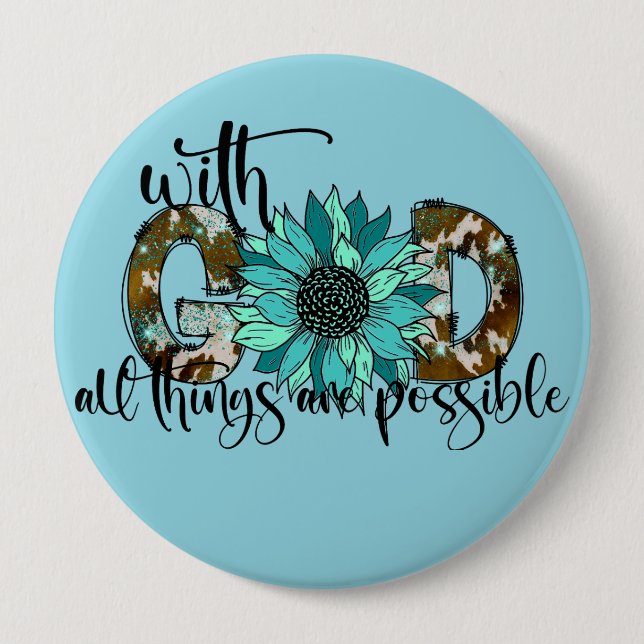 Med Gud all sak möjlig knapp (Framsida)