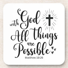 Med Gud är alla sak möjliga - Matthew 19:26