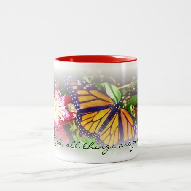 Med Gud är alla sak möjliga Mugg (Center)